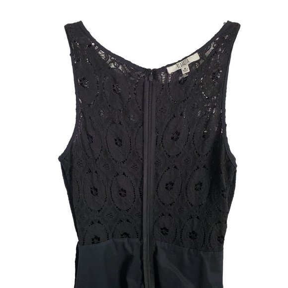 BB Dakota Size 8 Dress Renley Fit & Flare Minidress Bateau Sleeveless Black - Picture 12 of 13